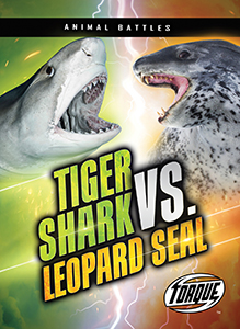 Cover Art for Tiger Shark vs. Leopard Seal