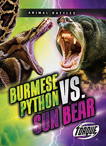 Cover Art for Burmese Python vs. Sun Bear