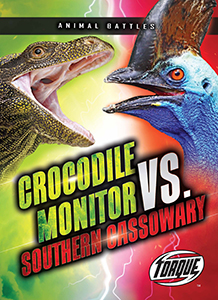 Cover Art for Crocodile Monitor vs. Southern Cassowary
