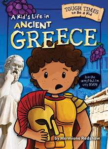 Cover Art for A Kid's Life in Ancient Greece