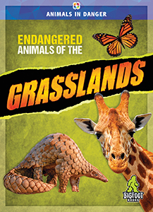 Cover Art for Endangered Animals of the Grasslands