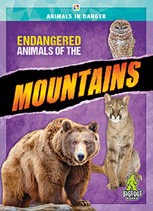 Cover Art for Endangered Animals of the Mountains