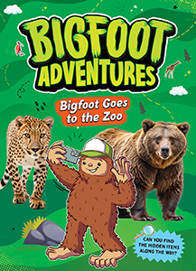 Cover Art for Bigfoot Goes to the Zoo